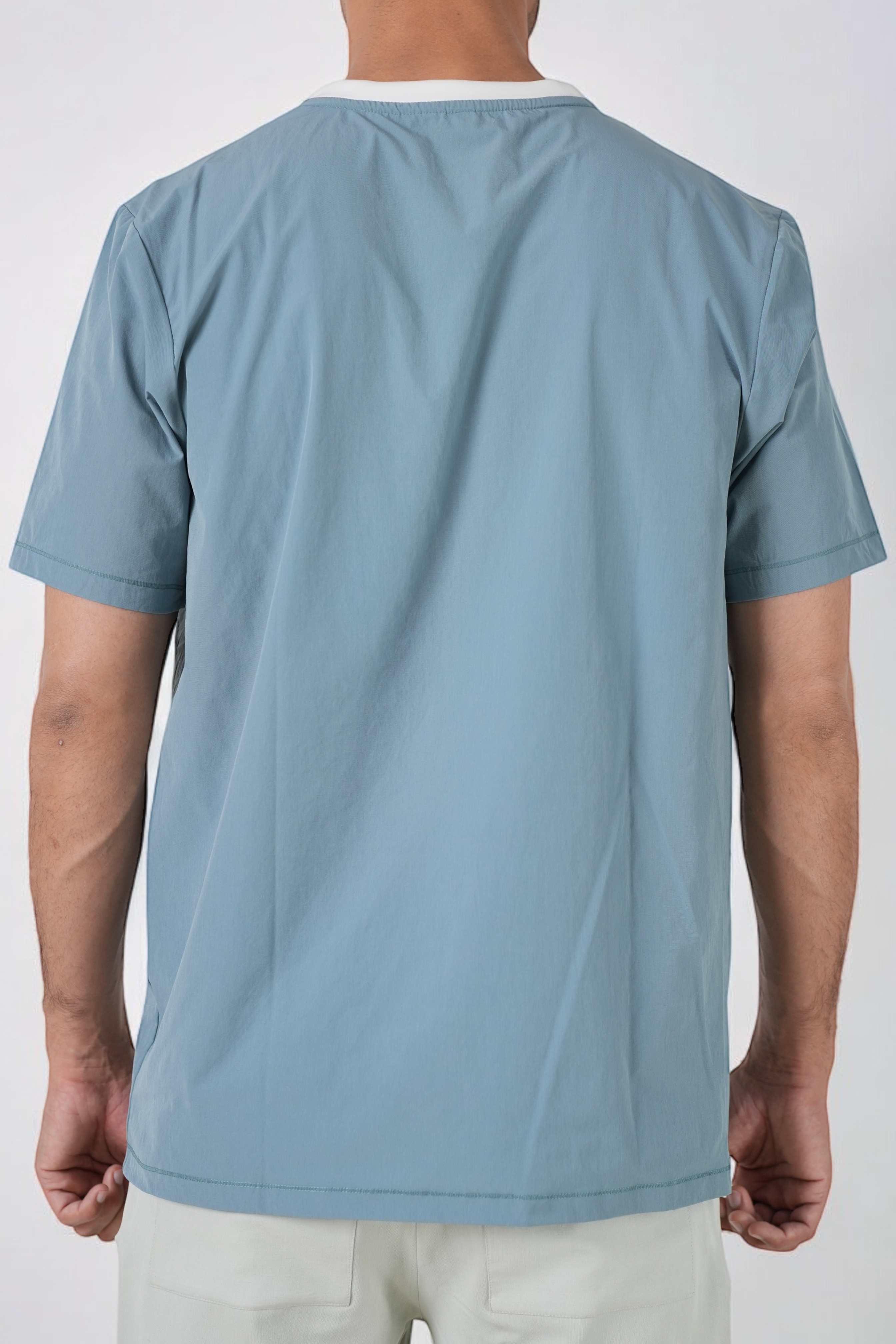 Washed Flying BirdPrint T-shirt