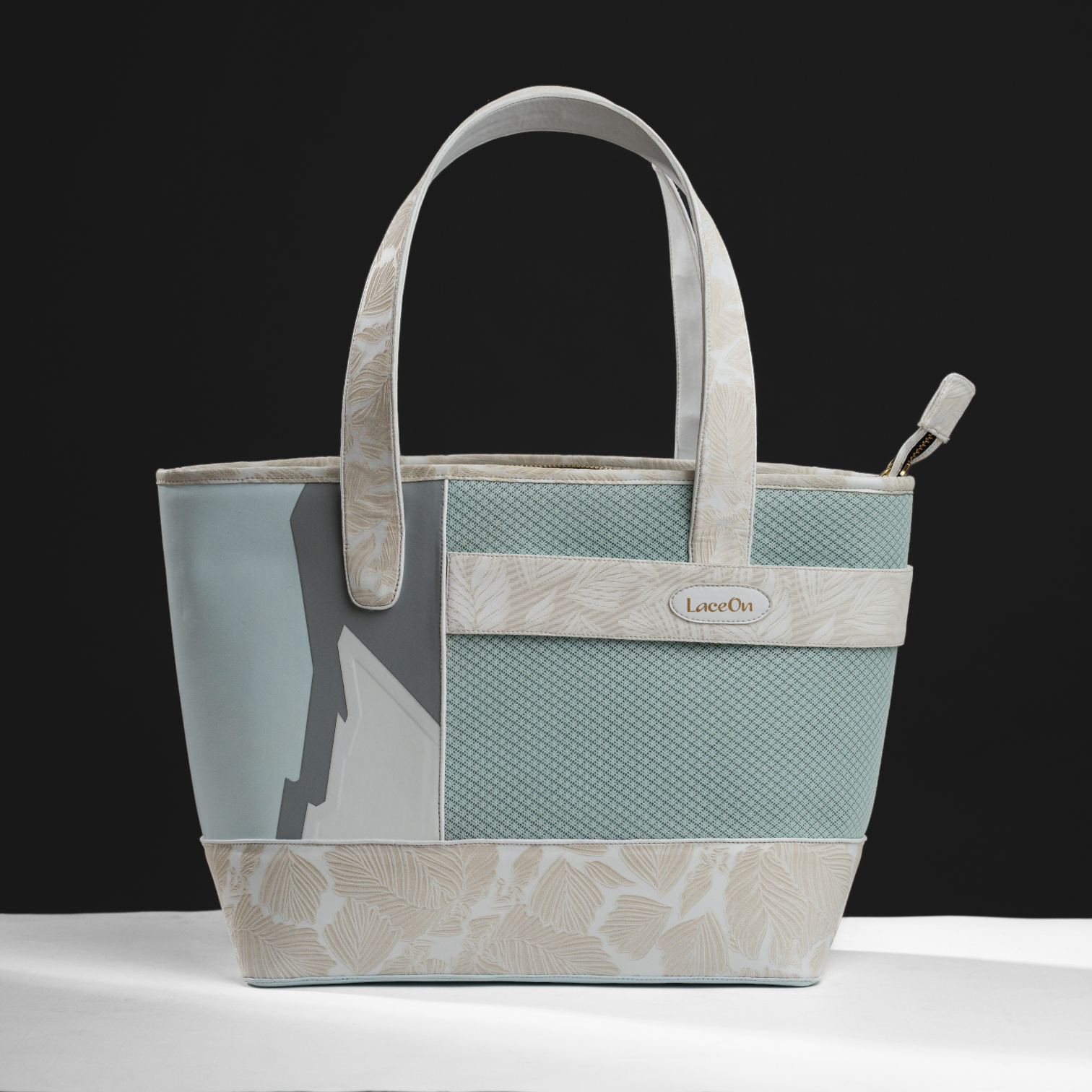 Mesh Fused Art Tote Handbag For Women